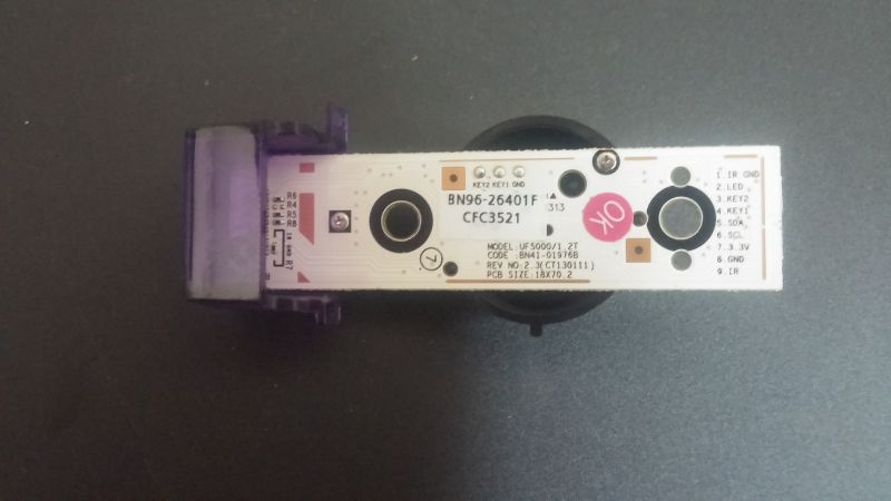  BN96-26401F , Power button/ IR sensor