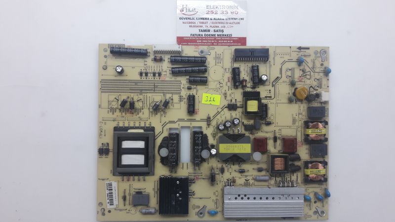 17PW07-2 , Vestel , 40PF5010 , 39PF5025 , Power Board , PSU