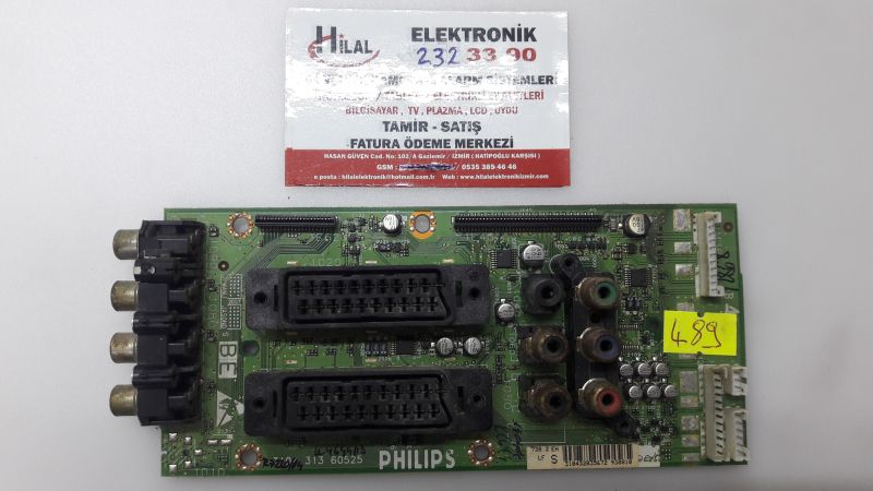 3104 313 60525 , PHILIPS AV INPUT BOARD 